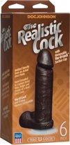 Vac-U-Lock Suction Cup - 6 Inch - Brown - Realistic Dildos brown