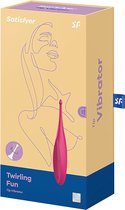 Twirling Fun Tip Vibrator - Magenta - Clitoral Stimulators magenta