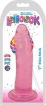 7 Inch Slim Stick Cherry Ice - Pink - Realistic Dildos pink