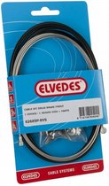 remkabel set voor trommelrem 1350/1000 mm zwart/zilver