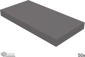 LEGO Tegel 2x4, 87079 Donker blauwgrijs 50 stuks