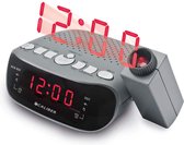 Caliber HCG201 -  Wekkerradio met projectie - Zwart