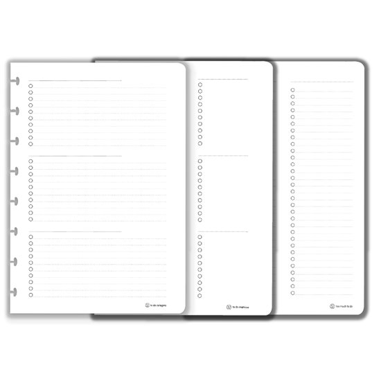 GreenBook - To Do pagina pakket - A4 - Uitwisbaar