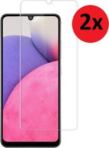 Geschikt voor Samsung Galaxy A33 Screenprotector - A33 Tempered Glass 2x