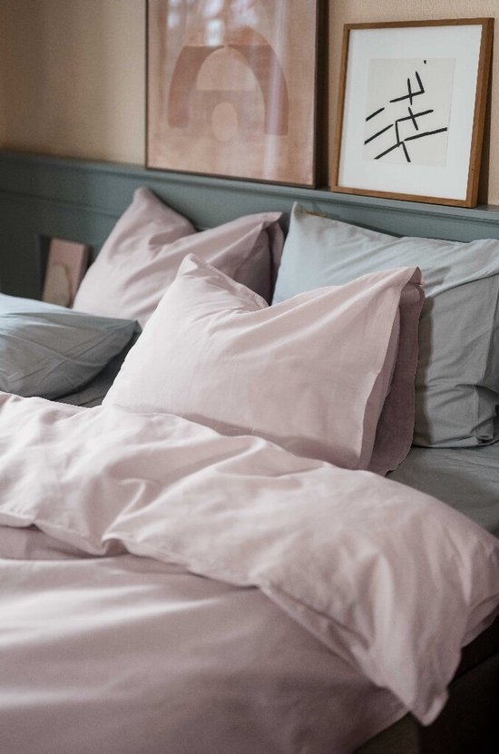 Dindi Home Dekbedovertrek Forever Colours - 200x220 - 100% katoen - Roze van Merkloos — afbeelding 2