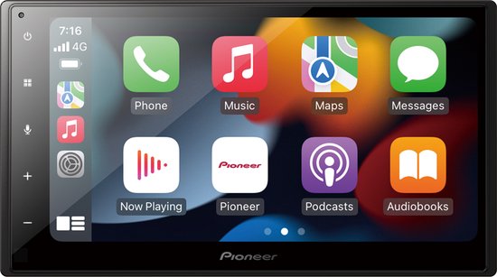 Pioneer SPH-DA360DAB - Unité centrale multimédia - Écran tactile 6,8" - Bluetooth - Appel mains libres - Spotify - Apple CarPlay - Android Auto