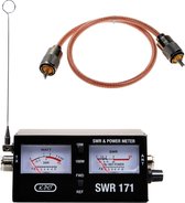 K-PO SWR 171 SWR/Power meter + RG 8 PL-PL 40 CM Kabel - CB radio