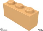 Lego Bouwsteen 1 x 3, 3622 Medium noga 100 stuks