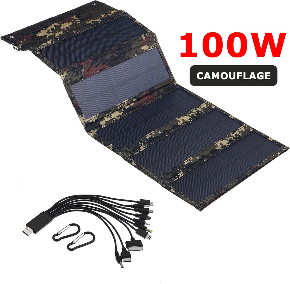 DOKIO Solarpanel 100W 2PC (200W) 18V Monokristallin(Hohe Leistung) Für 12V Kfz Batterie, AGM