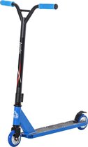 HOMCOM Stuntstep met ABEC-7 kickstep fun step met rem aluminium blauw AA1-083