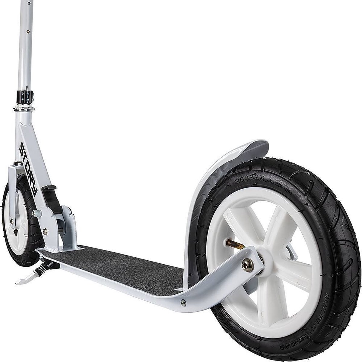 Story Civic Comfort step white met luchtbanden