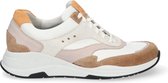 Durea 6267 K - Volwassenen Lage sneakers - Kleur: Wit/beige - Maat: 38