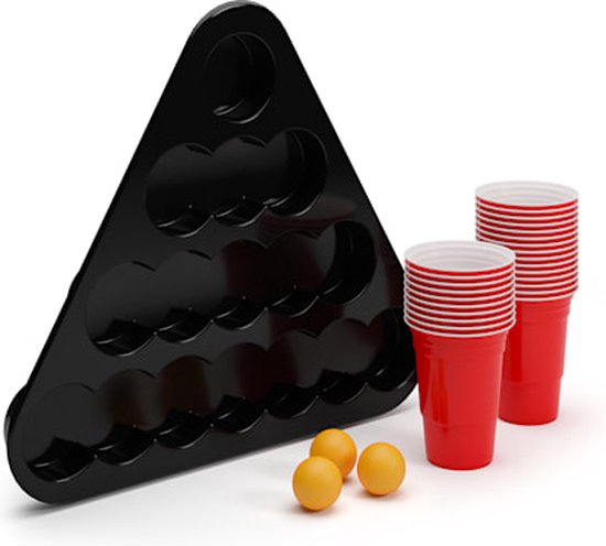 Thumbnail van een extra afbeelding van het spel BeerCup Baseliner Beer Pong tafel set audio - 244 x 76 x 61 cm -inklapbaar - aluminium - Incl. handvaten