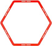 Avento Trainingsframe Hexagoon 6-delig - Fluororanje