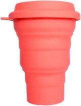 Opvouwbare Siliconen Reisbeker | Food-Grade Siliconen | Cadeau | Dishwasher Safe | Collapsible Silicone Travel Cup | 235ml