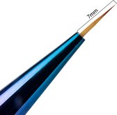 DRM Dubbelzijdige Rainbow Nail Art Brush Met Spatel