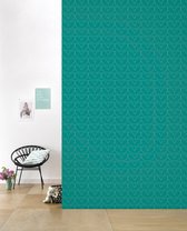 Roomblush - Behang Hearts - Groen - Vliesbehang - 200cm x 285cm