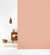 Roomblush - Behang Pine Needle - Koper - Vliesbehang - 200cm x 285cm