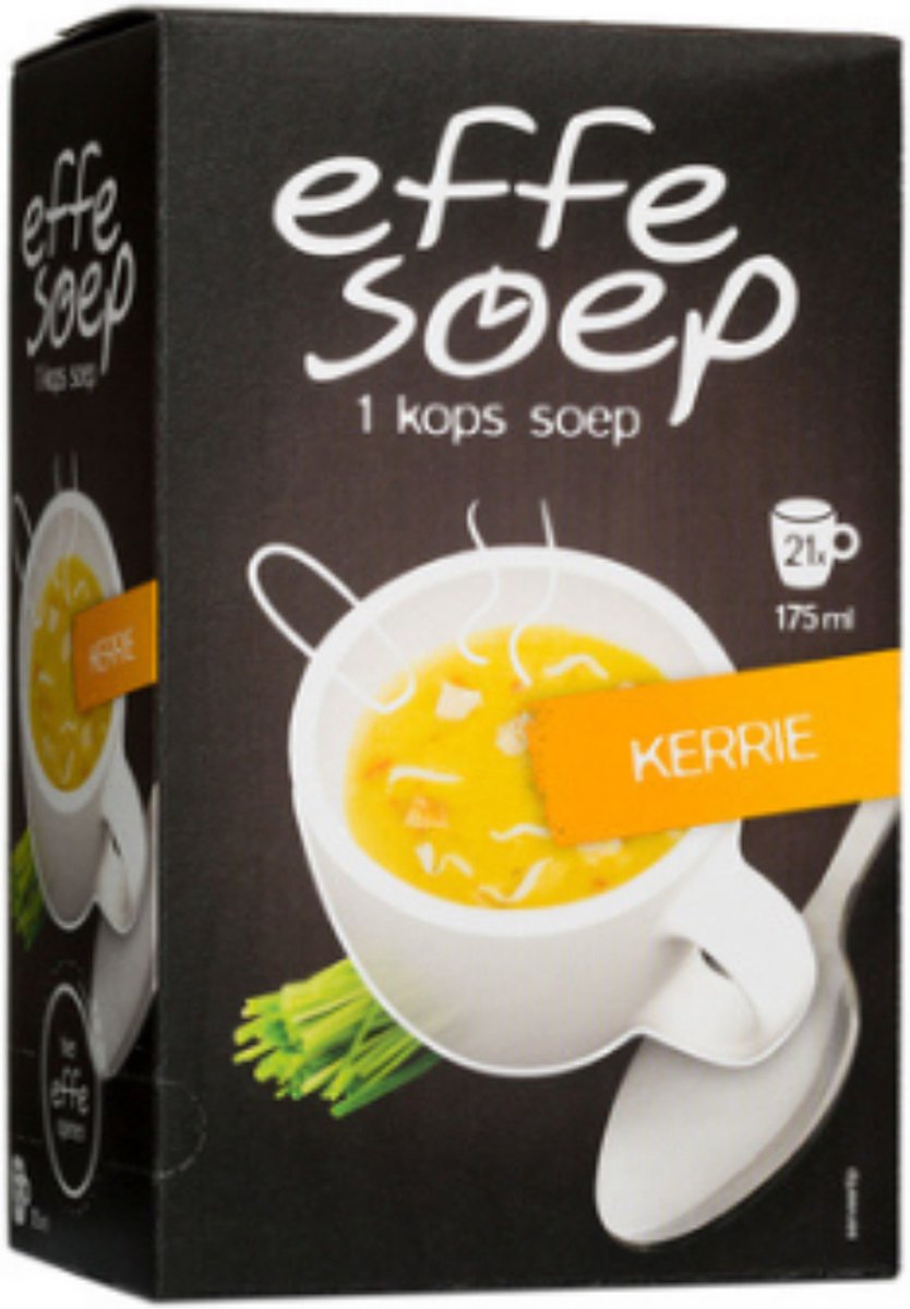 Effe Soep kerrie | 1 kop | 21x 175 ml