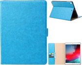 Luxe Tablet Hoes Geschikt voor iPad Hoes 5e, 6e, Air 1e, Air 2e Generatie - 9.7 inch (2017/2018) - Blauw