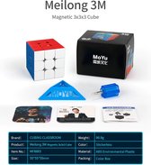 MOYU® Magnetische Puzzelkubus 3x3 - SpeedCube Zonder Stickers - Licht en Soepel voor Wedstrijden