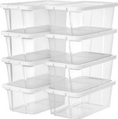 MIRA Home - Schoenendoos - Schoenen box - Transparant - 35 x 20 x 12.5 cm