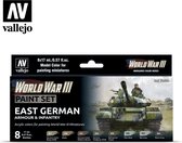 Vallejo val70224 - Model Color - WWIII East German Armour & Infantry Set 8 x 17 ml