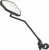 spiegel M-77LV links 11,1 x 5,2 cm staal/glas zwart