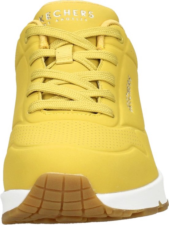 Skechers Uno -Stand On Air Dames Sneakers - Yellow - Maat 36