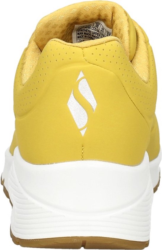 Skechers Uno -Stand On Air Dames Sneakers - Yellow - Maat 36