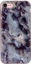 Apple iPhone SE (2022) Hoesje - Mobigear - Marble Serie - TPU Backcover - Brown - Hoesje Geschikt Voor Apple iPhone SE (2022)