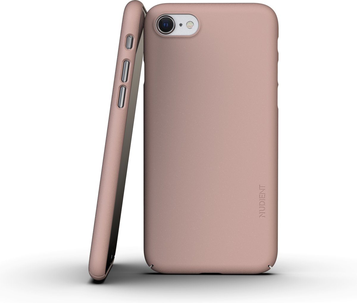 Nudient Hoesje geschikt voor Apple iPhone SE (2022) Telefoonhoesje Hardcase | Nudient Thin Precise Backcover | iPhone SE (2022) Case | Back Cover - Dusty Pink | Roze