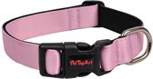 PetTagArt Verstelbare Hondenhalsband Gewatteerde Met Zacht Neopreen-Roze - LARGE 40-65 CM