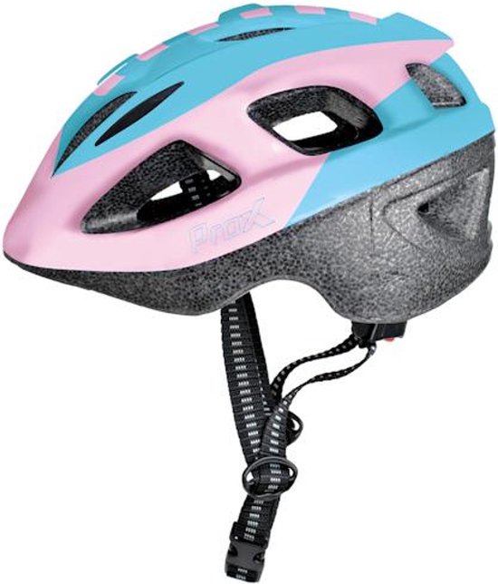 Kinderfietshelm ProX - Fietshelm voor kinderen - Roze/Blauw - kinderhelm 48/53cm - Small