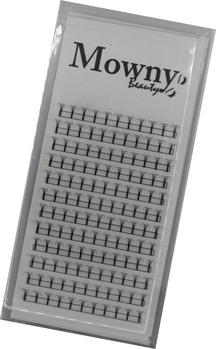 Mowny Beauty - Wimperextensions - 4D Premade Fans - 8mm 0,10mm D-krul - Natuurlijke Wimperextensions - Russisch Volume