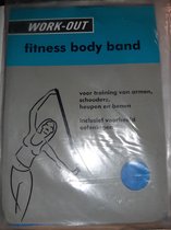 Work-out Fitness body band  weerstand blauw