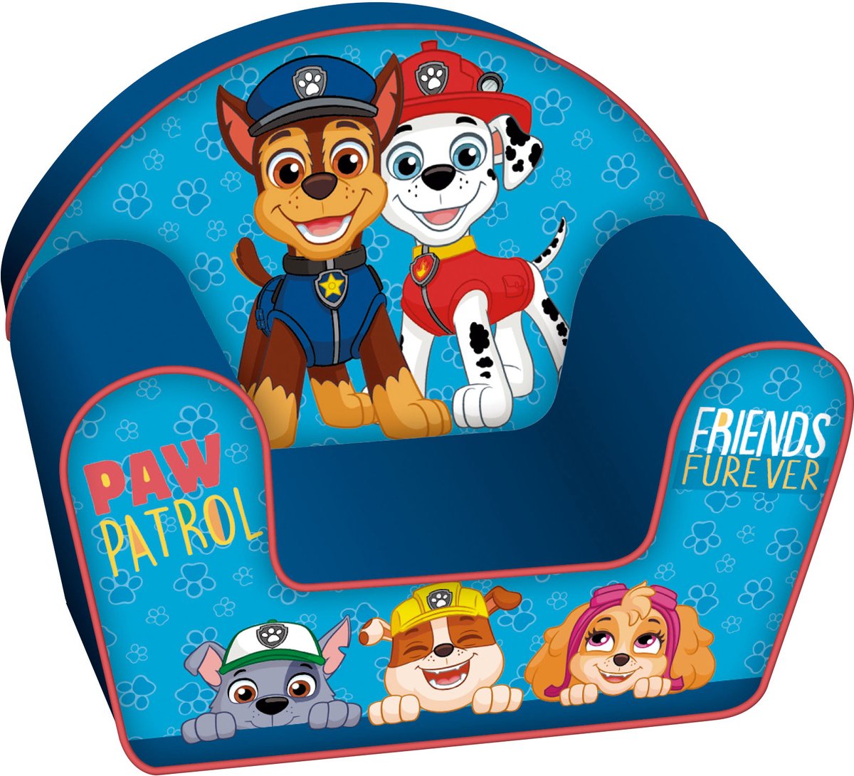 Arditex Kinderstoel Paw Patrol 52 X 42 Cm Polyurethaan Blauw