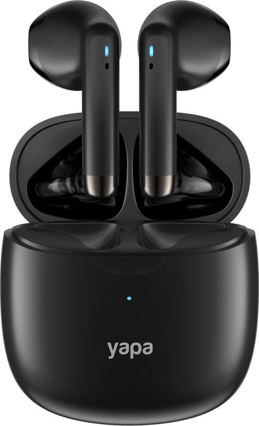 Yapa Pro Wireless Earbuds - Draadloze Oordopjes Met Bluetooth - USB-C - Zwart
