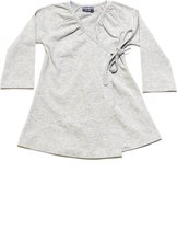 Silky Label jurkje stunning grey - lange mouw - maat 74/80 - grijs