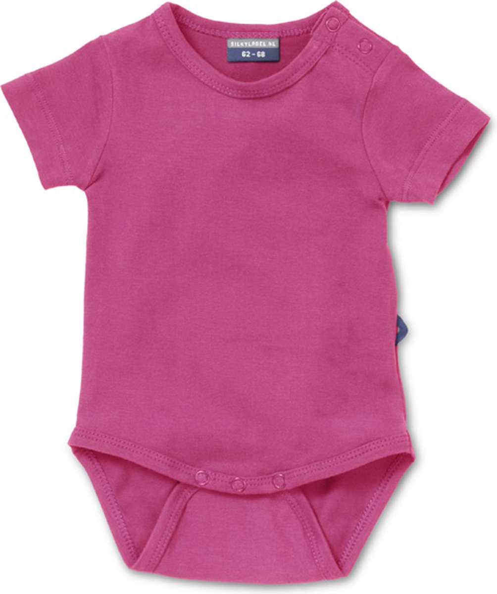 Silky Label romper supreme pink - korte mouw - maat 86/92 - roze