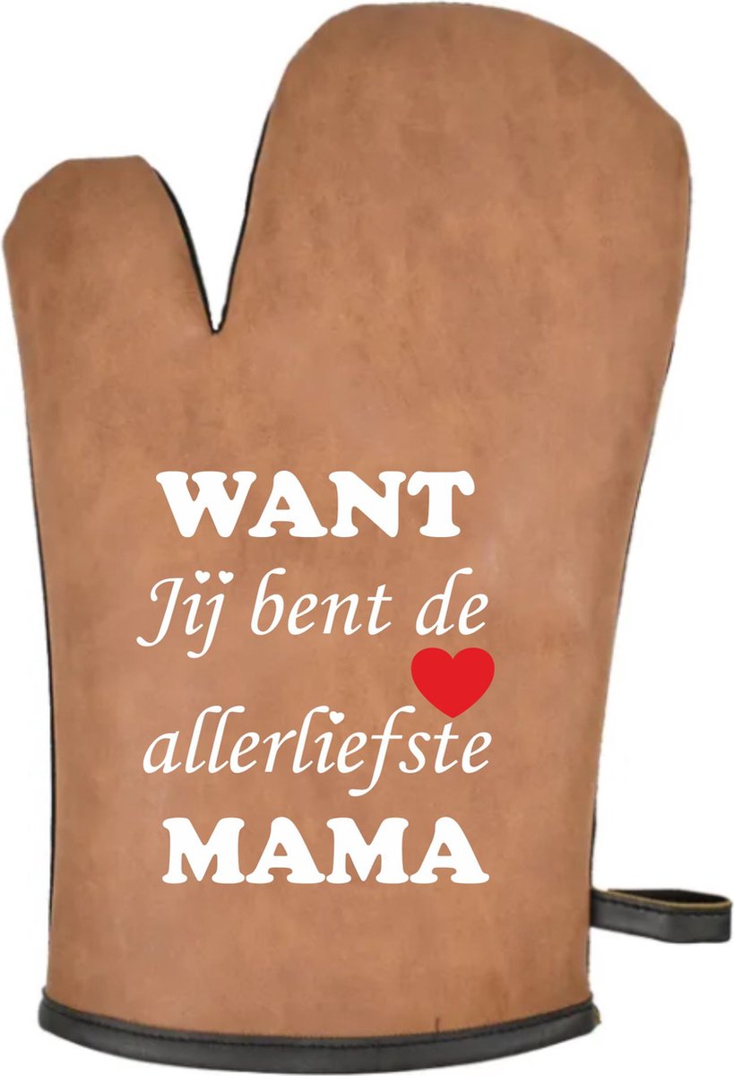 Want Luxe wit Want jij bent de allerliefste Mama | Moederdag | Moederdag cadeautje | Leder look