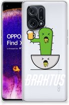 Hoesje maken OPPO Find X5 Telefoonhoesje Braktus