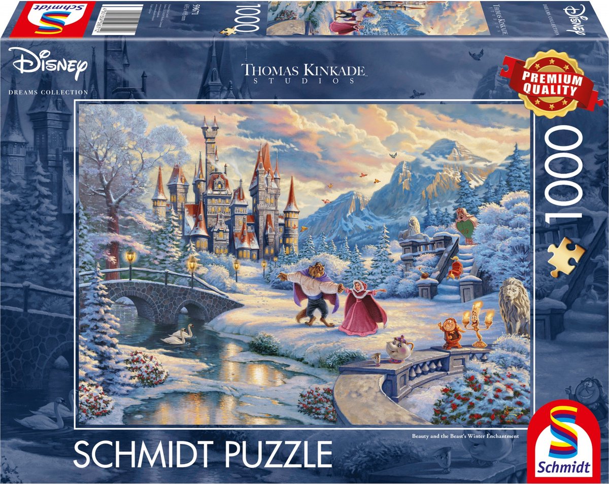 Schmidt Puzzle Legpuzzel Disney Belle En Het Beest 1000 Stukjes | bol.com