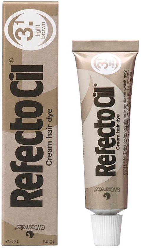 RefectoCil - Wenkbrauw en Wimperverf - 3.1 light brown - 15ml