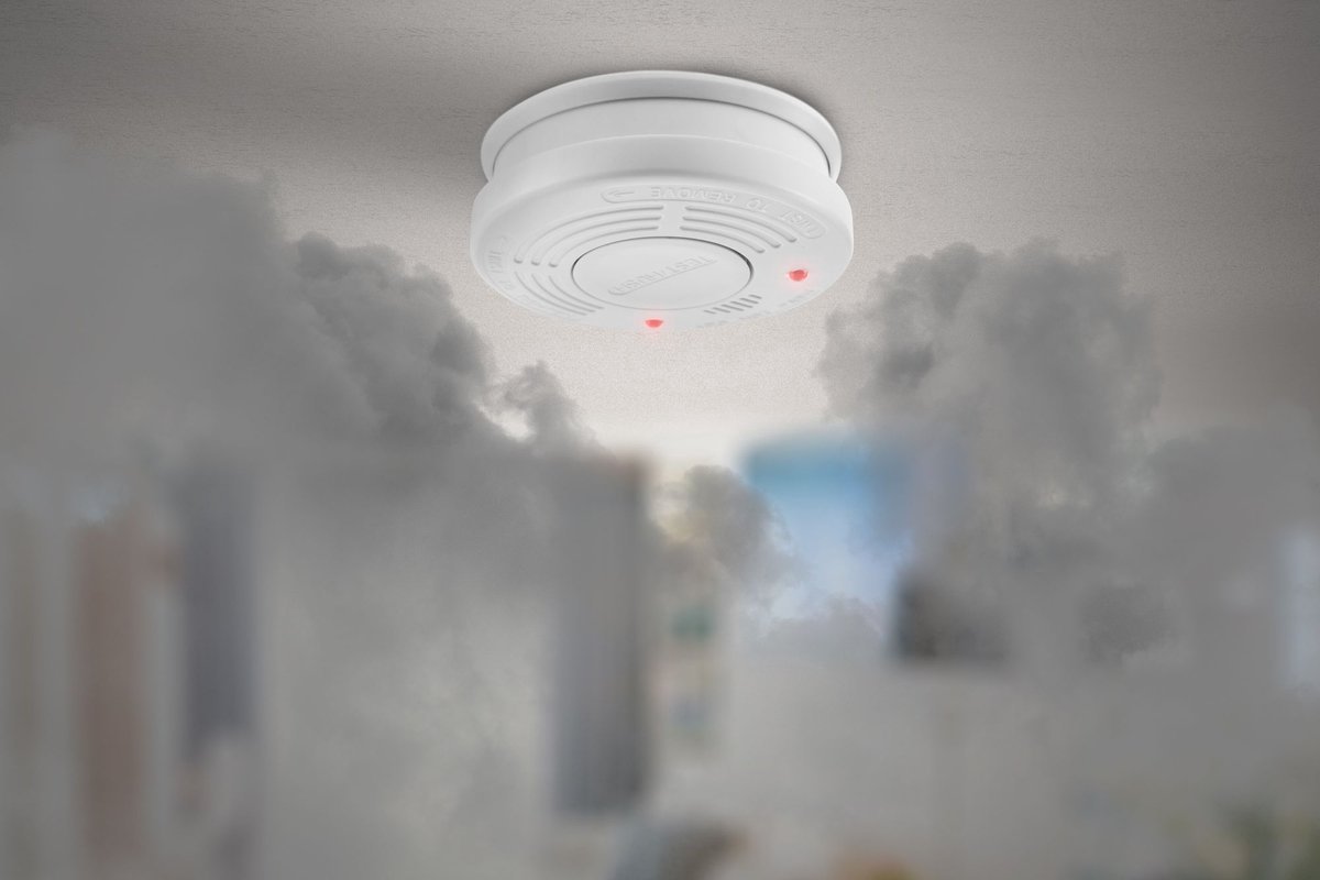 Fire Angel Optische Rookmelder, Brandmelder, Q label, Test/Silent knop