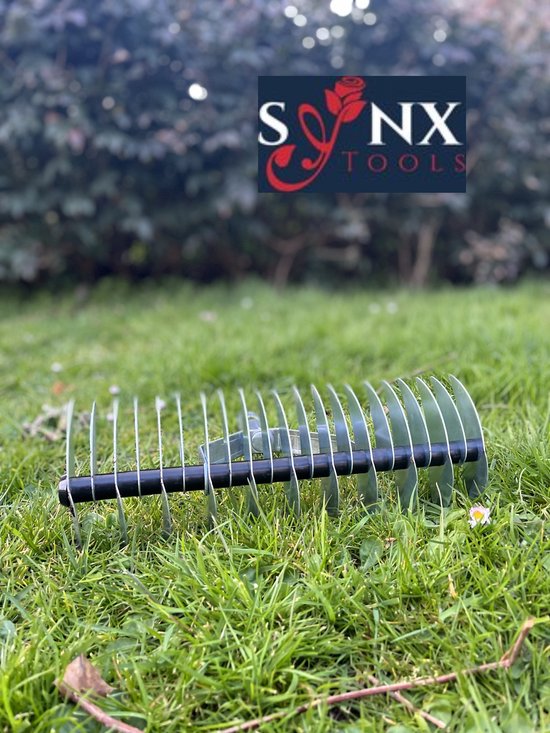 Synx Tools - Verticuteerhark verzinkt - Gazonbeluchters - Verticuteer / Harken - Bodembewerkers - Tuinartikelen / Tuingereedschap - Zonder Steel van Synx Tools — afbeelding 4