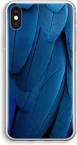 Case Company® - iPhone XS hoesje - Pauw - Soft Cover Telefoonhoesje - Bescherming aan alle Kanten en Schermrand