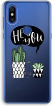 Case Company® - Xiaomi Mi Mix 3 hoesje - Hey you cactus - Soft Cover Telefoonhoesje - Bescherming aan alle Kanten en Schermrand
