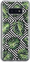 Case Company® - Samsung Galaxy S10e hoesje - Geometrische jungle - Soft Cover Telefoonhoesje - Bescherming aan alle Kanten en Schermrand