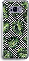 Case Company® - Samsung Galaxy S8 hoesje - Geometrische jungle - Soft Cover Telefoonhoesje - Bescherming aan alle Kanten en Schermrand